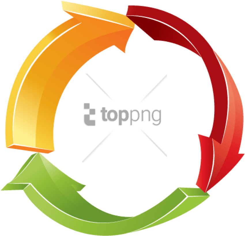 Free Png 3d Circular Arrow Png Image With Transparent - 3d Circular Arrow Png (850x818), Png Download