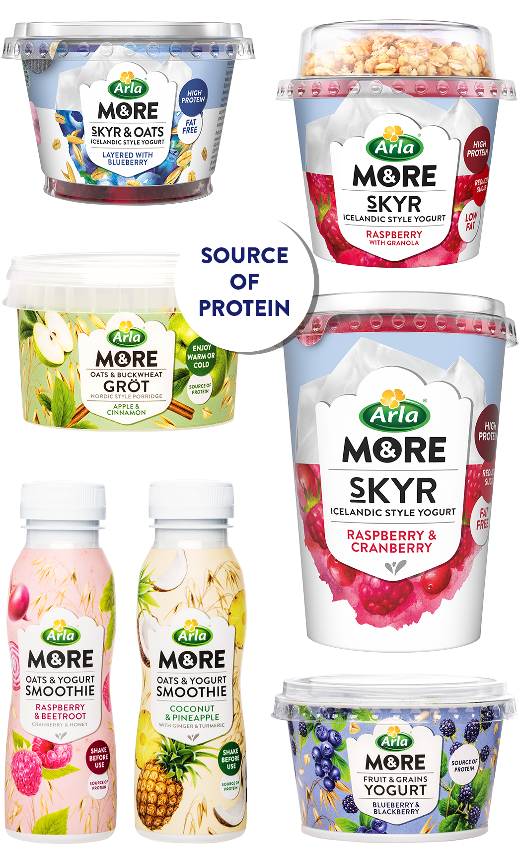 Arla Oats And Milk (1400x1800), Png Download