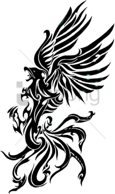 Free Png Phoenix Tattoo Right Png Image With Transparent - Phoenix Tattoo Png (850x648), Png Download