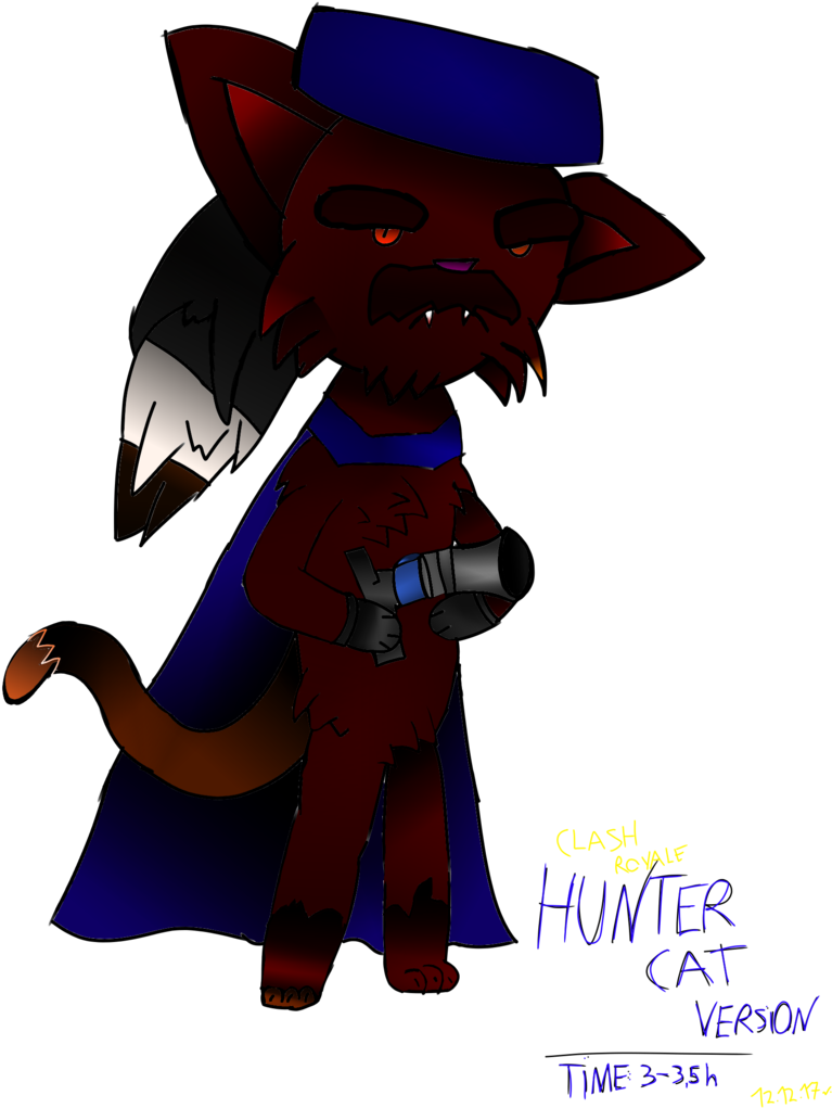 Hunter (clash Royale) - Cartoon (960x1280), Png Download
