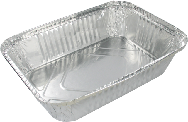 Container, Aluminum , 9x9x1 - Bread Pan (640x640), Png Download