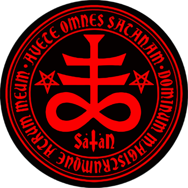 Satanic Seal 3d -men Women Hoodies - Emblem (600x600), Png Download