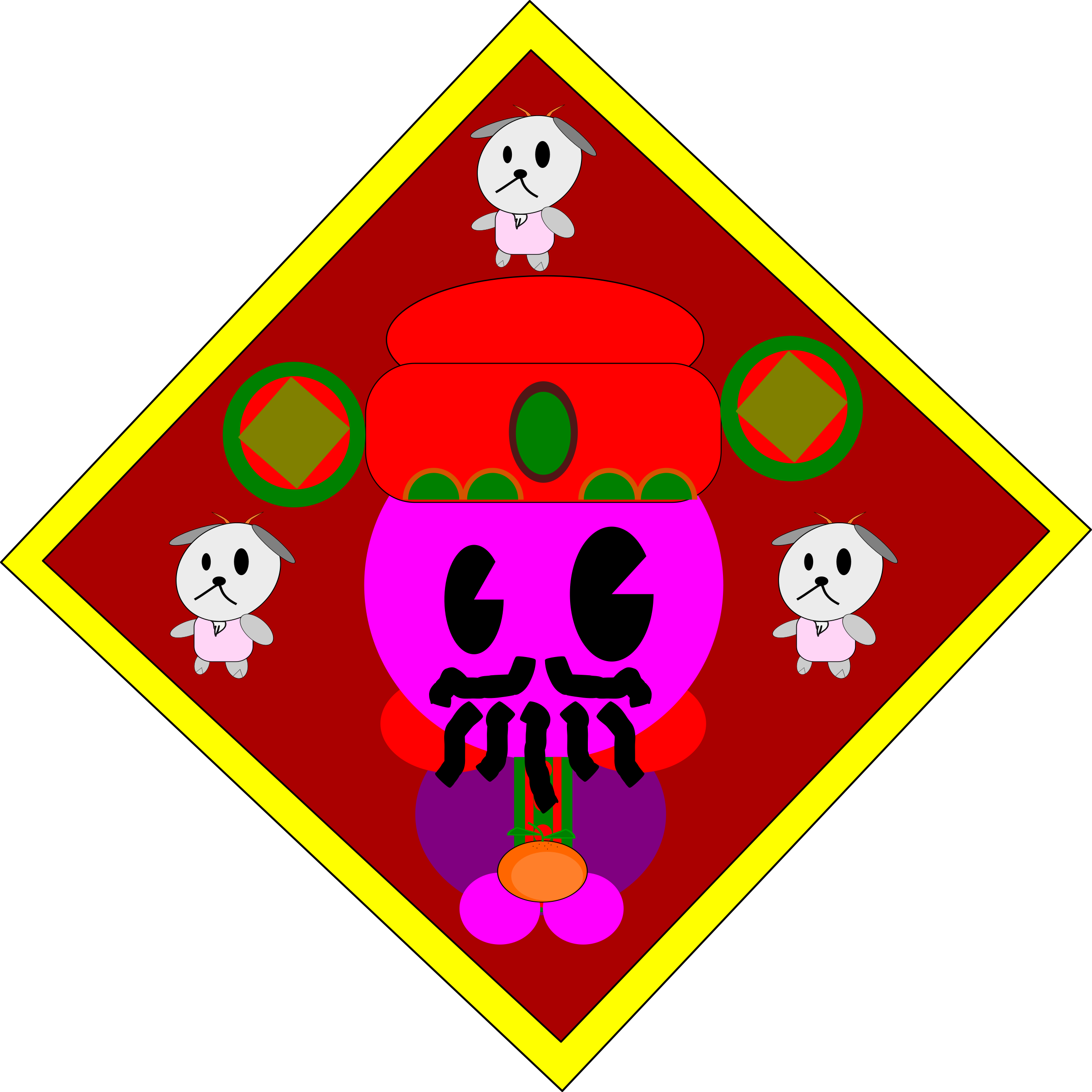 This Free Icons Png Design Of Chinese New Year 3 - Emblem (2400x2400), Png Download