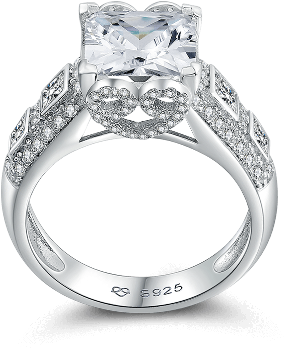 Love You Forever Ring - Engagement Ring (800x800), Png Download