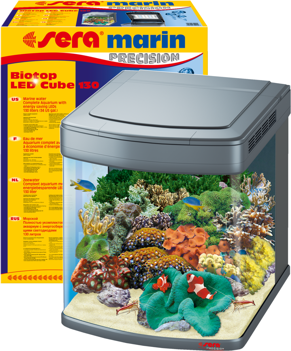 31099 Int Sera Marin Biotop Led Cube 130 Top - Sera Cube 130 Led (1058x1280), Png Download