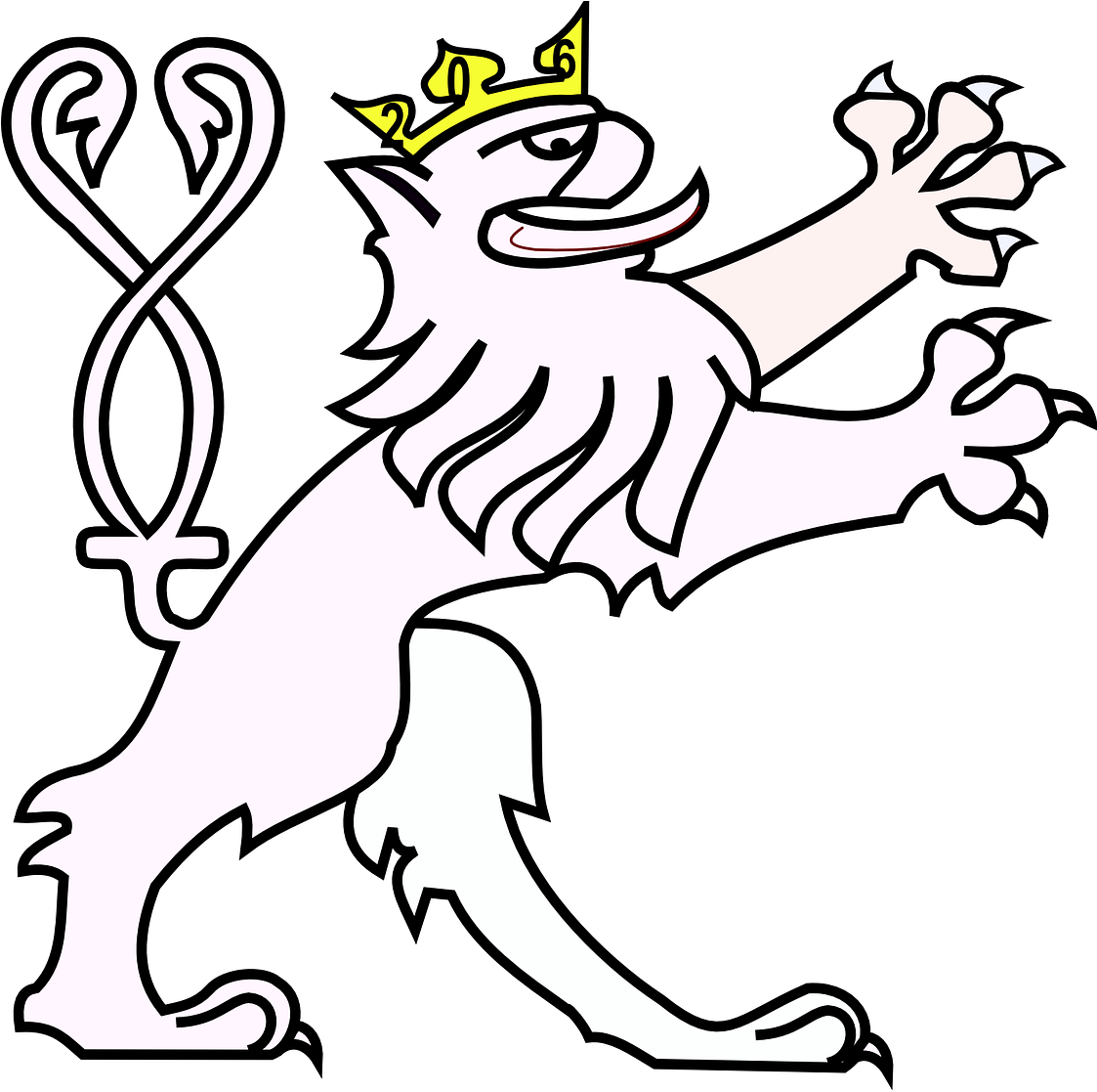 Lion Coat Of Arms Crown Png Image - Crown Clip Art (1122x1280), Png Download