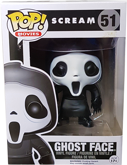 Ghost Face Pop Vinyl Figure - Chucky Cart Funko Hot Topic (600x600), Png Download