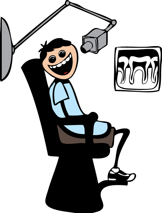 Crowns And Bridges - Cartoon (549x721), Png Download