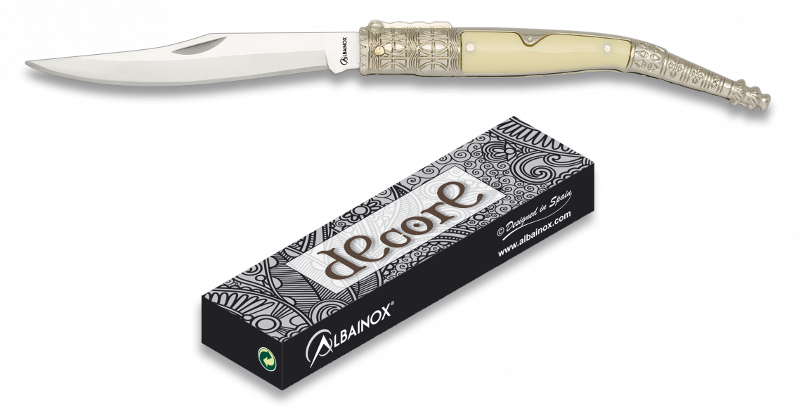Pocket Knife Albainox Chromed - Designed In Spain Albainox (1140x579), Png Download
