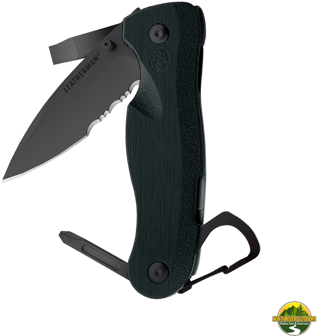 Leatherman Crater C33tx 4 In 1 Utility Pocket Knife - Leatherman Crater C33tx Black (768x768), Png Download