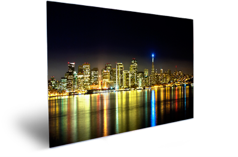 San Francisco Night Skyline - High Resolution Houston Skyline (800x600), Png Download