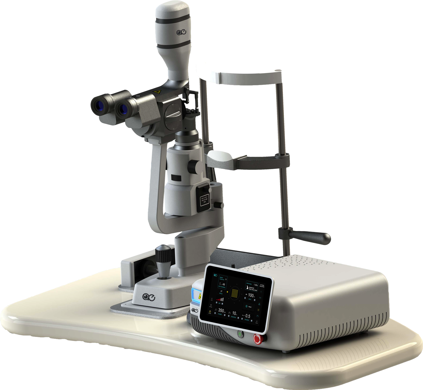 Auge Scan532 Green Laser Photocoagulator External - Machine (1752x2053), Png Download
