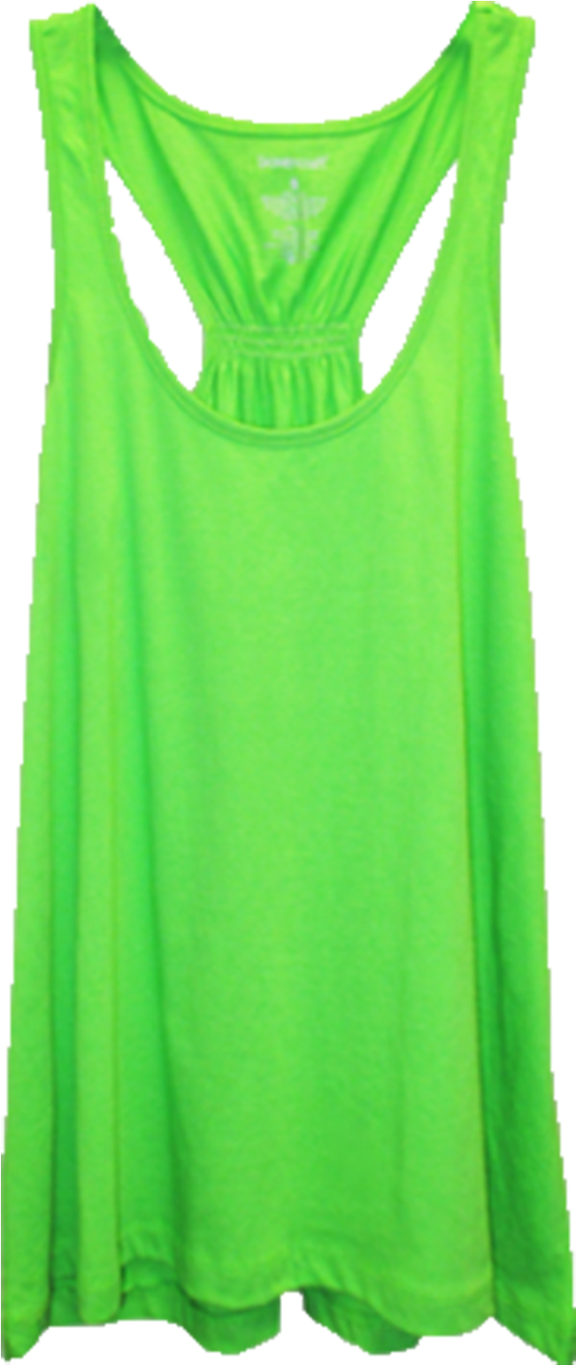 Boxercraft Lime Flare Tank Top *personalize It - Blouse (1334x2000), Png Download