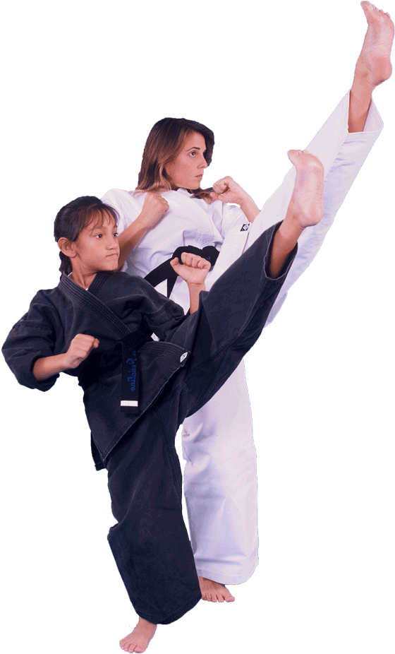 How To Eat Elephants - Kids Kicking In Karate (600x980), Png Download