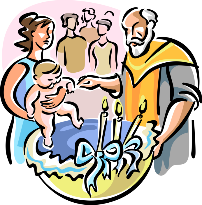 693 X 700 4 - Baptism Clip Art (693x700), Png Download