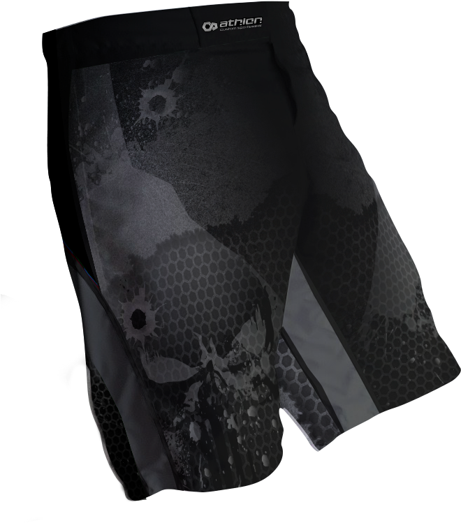 Athlon Mma Fight Shorts Bullet - Board Short (734x960), Png Download