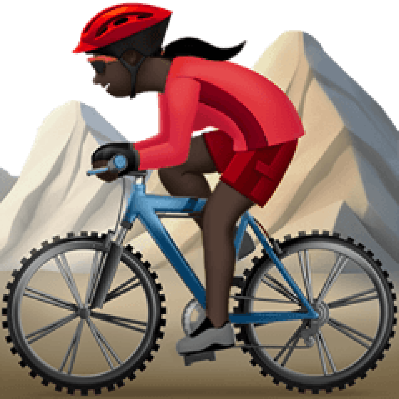 Download Mountain Bike Emoji Full Size PNG Image PNGkit