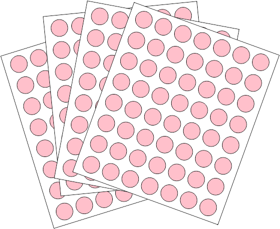Sobres Caritas Felices - Paper (561x561), Png Download