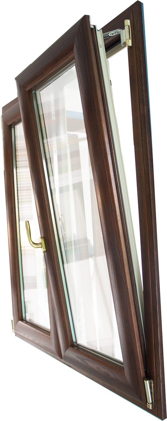 Finestra In Legno Alluminio Su Misura - Window (1000x1500), Png Download