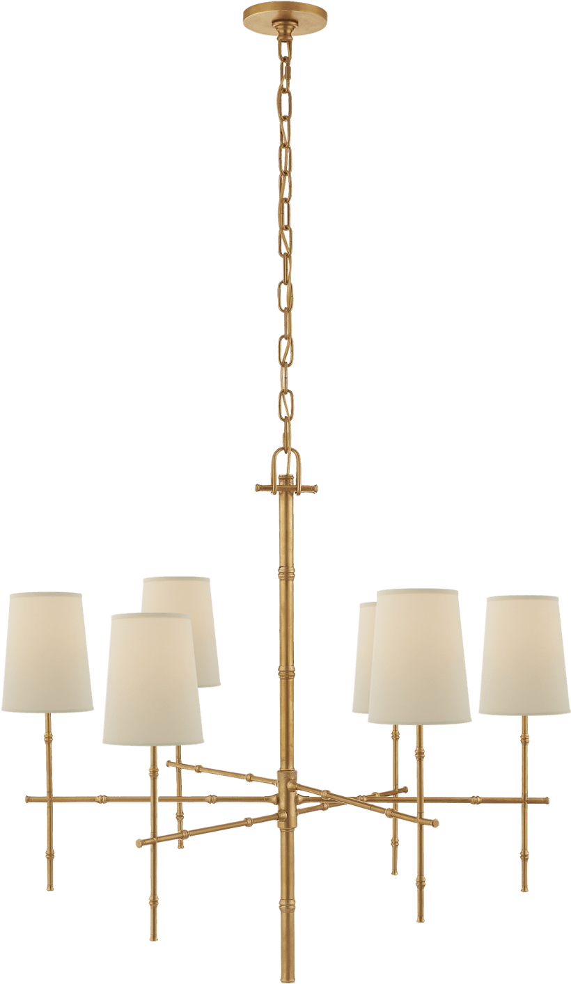 Modern Chandelier Png - Grenol Bamboo Chandelier (1440x1440), Png Download