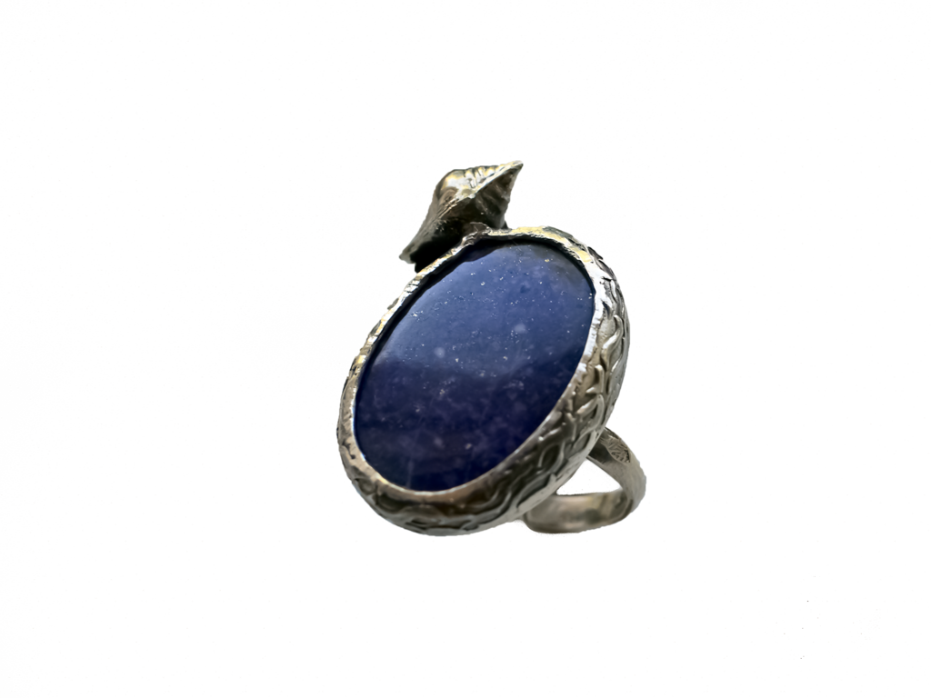 Lapis Lazuli- Handmade Sterling Silver Ring - Engagement Ring (1024x768), Png Download
