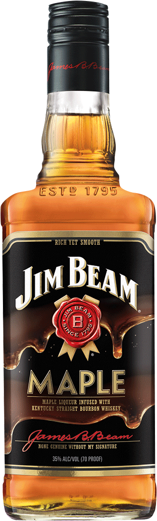 Jim Beam Maple Kentucky Straight Bourbon Whiskey - Jim Beam Maple Bourbon (750x1050), Png Download