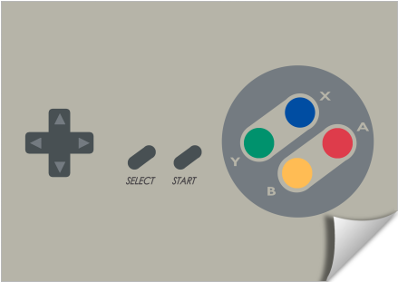 Snes Pad - Circle (674x516), Png Download