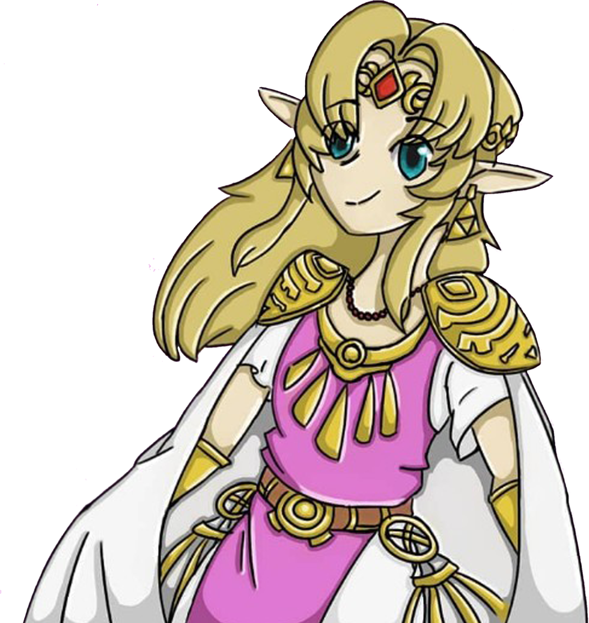 Fan Artprincess Zelda - Cartoon (2000x2000), Png Download