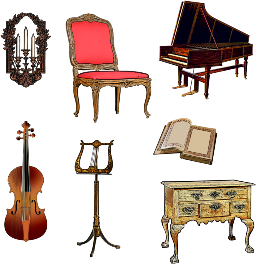 Piano Clipart Hobby - Music Scrapbook Elements Png (894x894), Png Download