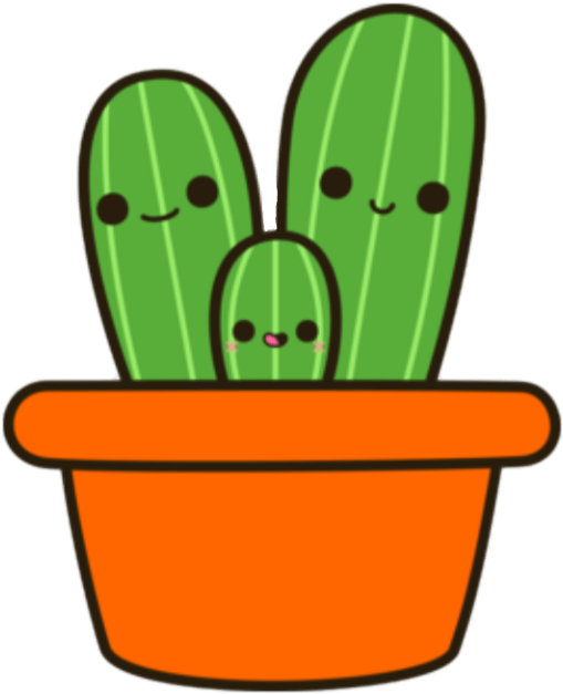 Imagenes De Plantas Kawaii (509x627), Png Download