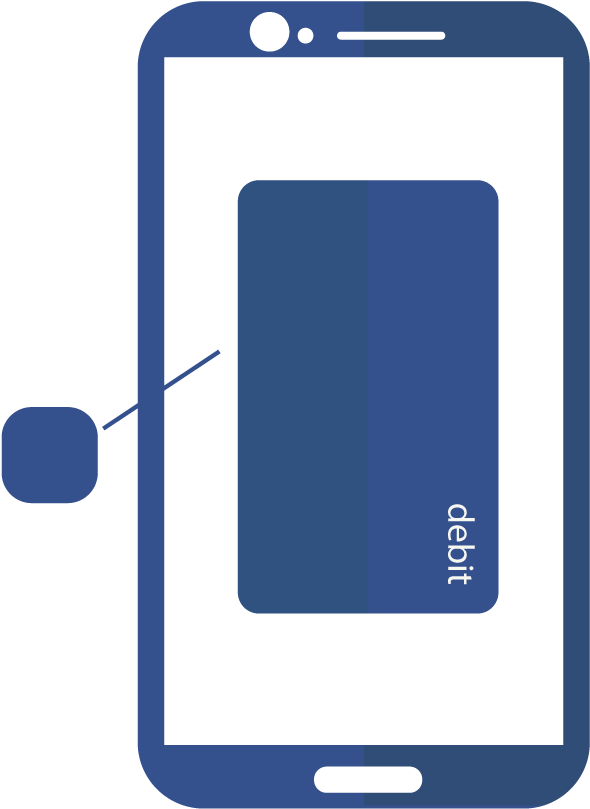 Apple Pay Instructions - Smartphone (833x833), Png Download
