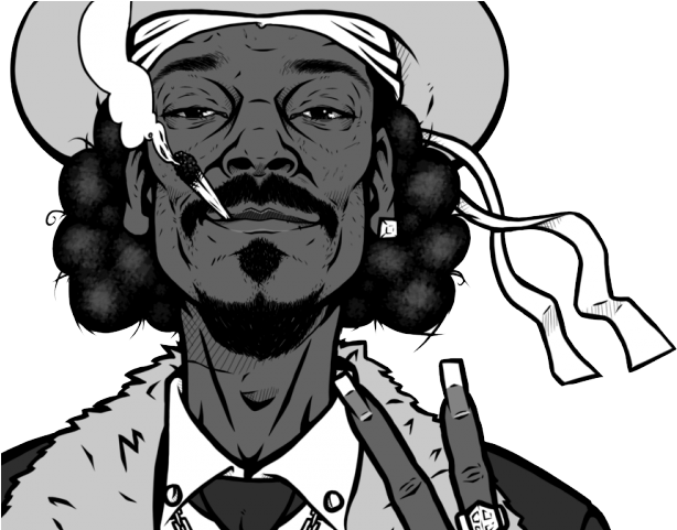 Snoop Dogg Clipart Drawing - Cartoon Snoop Dogg Drawing (640x480), Png Download