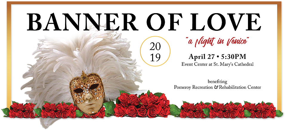 A Reminder To Save The Date For Pomeroy Center's Annual - Mask (1064x440), Png Download