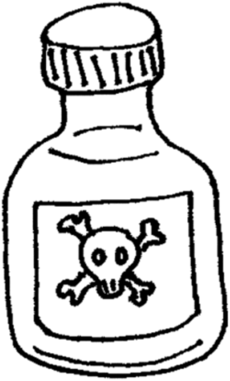 Poison Sketch - Line Art (499x800), Png Download