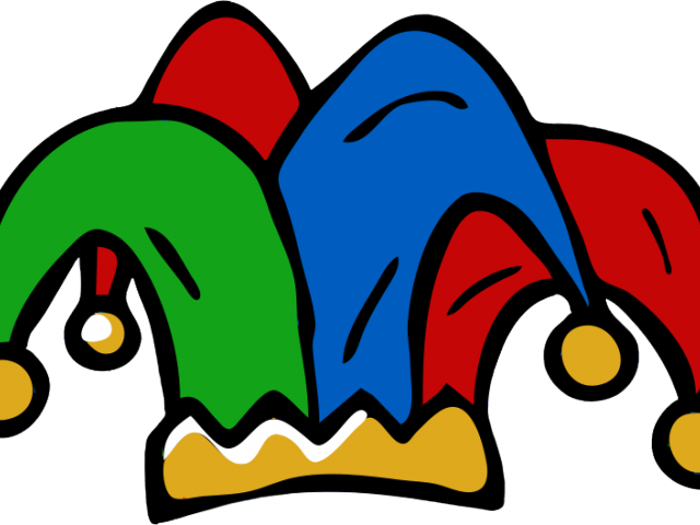Joker Clipart Hat - Funny Hats Transparent Background (640x480), Png Download