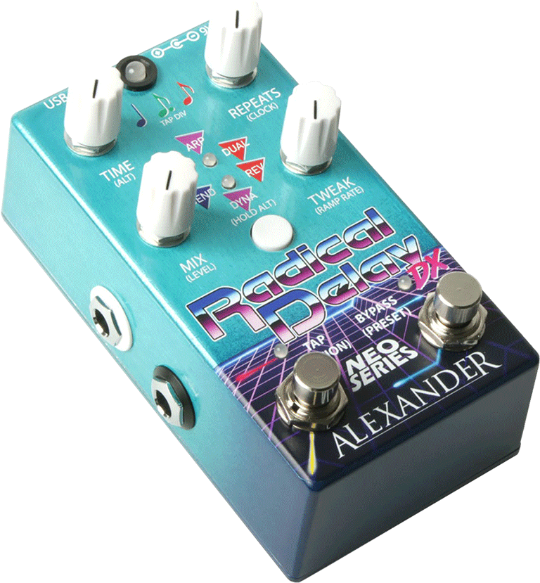 Alexander Radical Delay Dx Neo Pedal - Effects Unit (1000x1000), Png Download