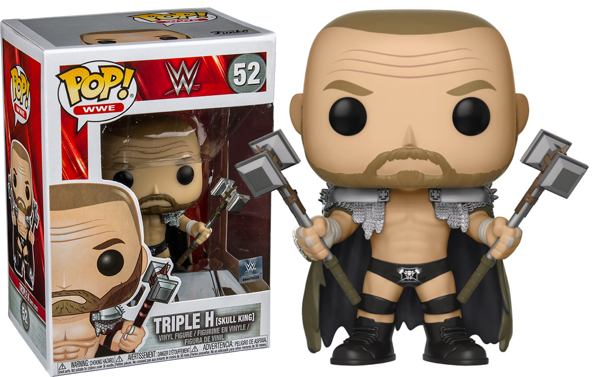 Triple H Skull King Licensed Wwe Funko Pop Vinyl Figure - Triple H Skull King Funko Pop (1185x742), Png Download
