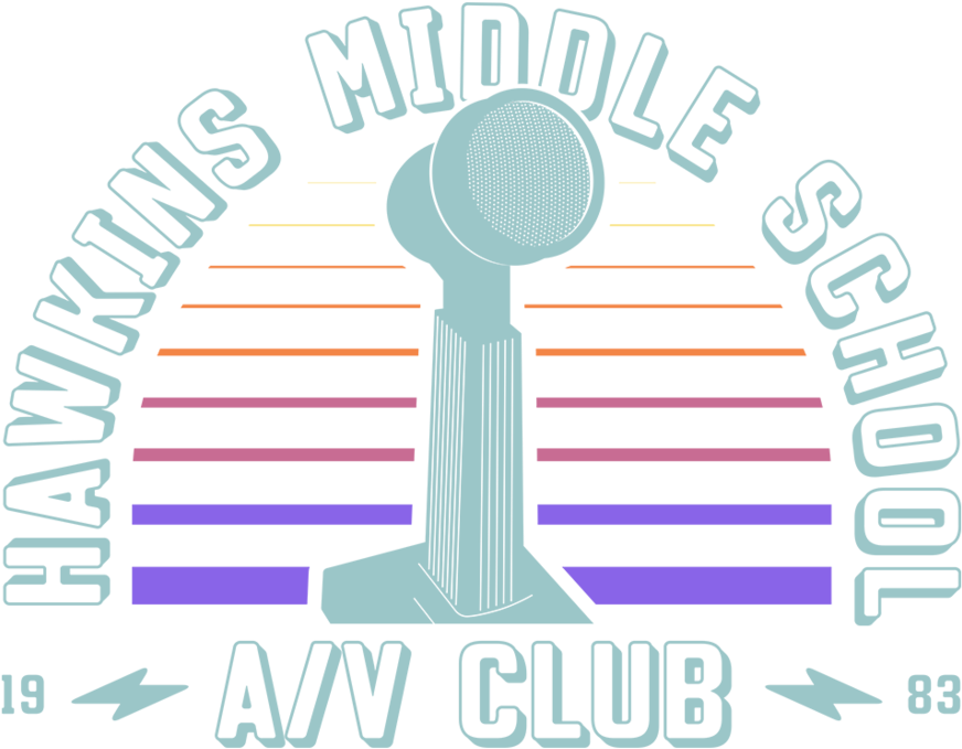 Hawkins Middle Teefury - Illustration (1024x887), Png Download