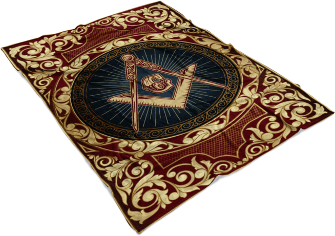 Square Compass Fleece Blanke - Motif (670x670), Png Download