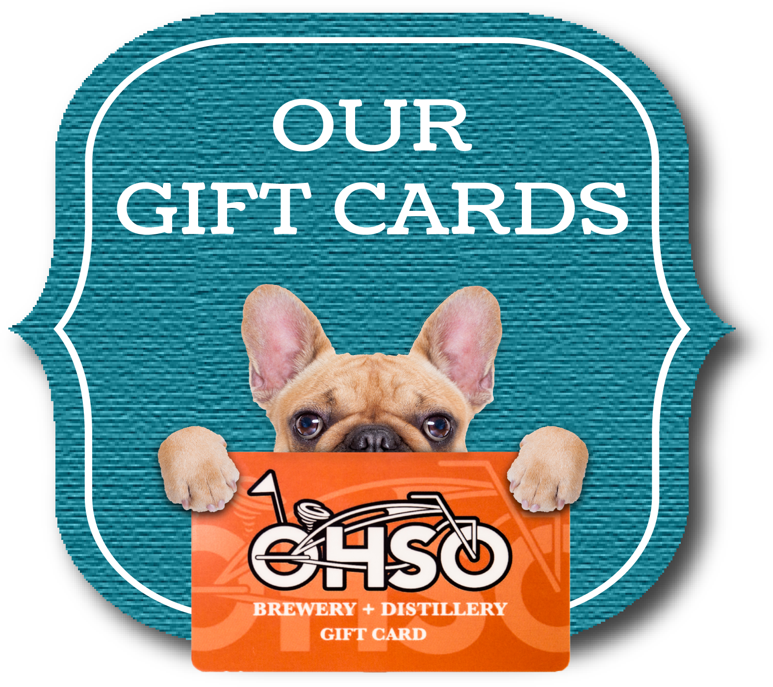 Our Gift Cards Web - French Bulldog (1784x1612), Png Download