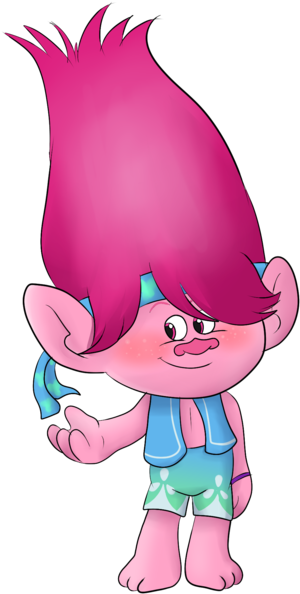 Hmm,male Poppy, Not Bad,but I Prefer Female Poppy Dreamworks, - Dreamworks Trolls Genderbend (640x640), Png Download