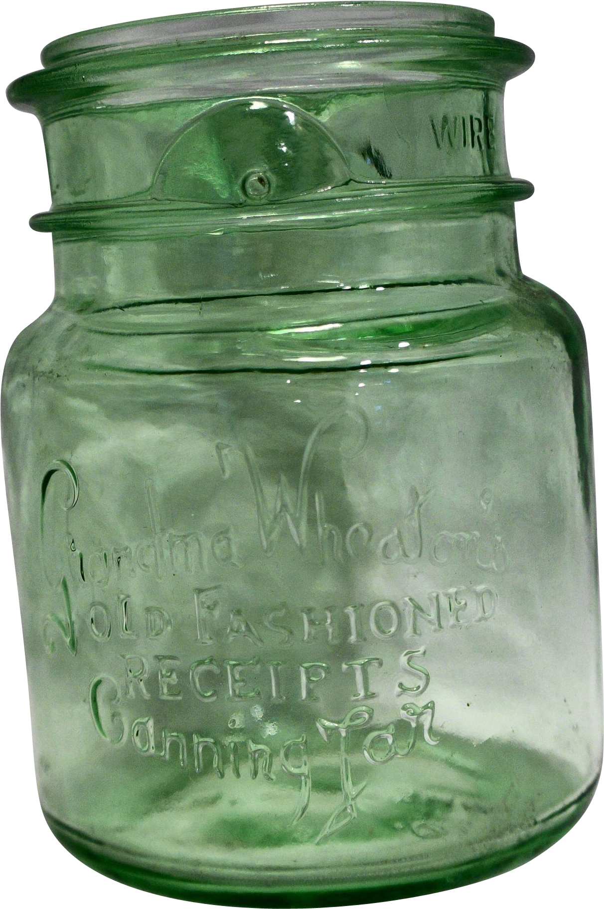 Grandma Wheaton S Old Fashioned Receipts Canning - Glass Bottle (1824x1824), Png Download