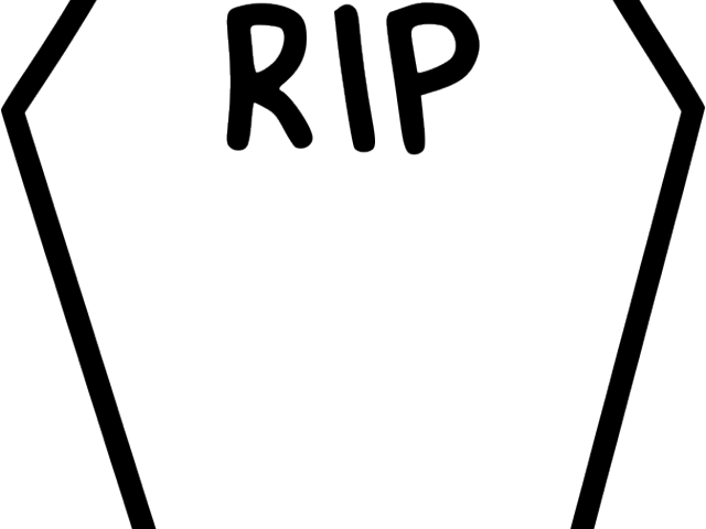 Drawn Tombstone Simple (640x480), Png Download