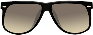 Ray Ban Grey Wayfarer Sunglasses - Reflection (626x726), Png Download