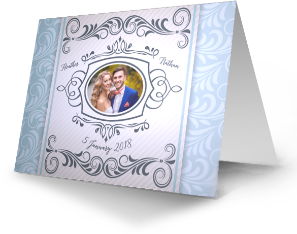 Wedding Invite Folded - Envelope (600x600), Png Download