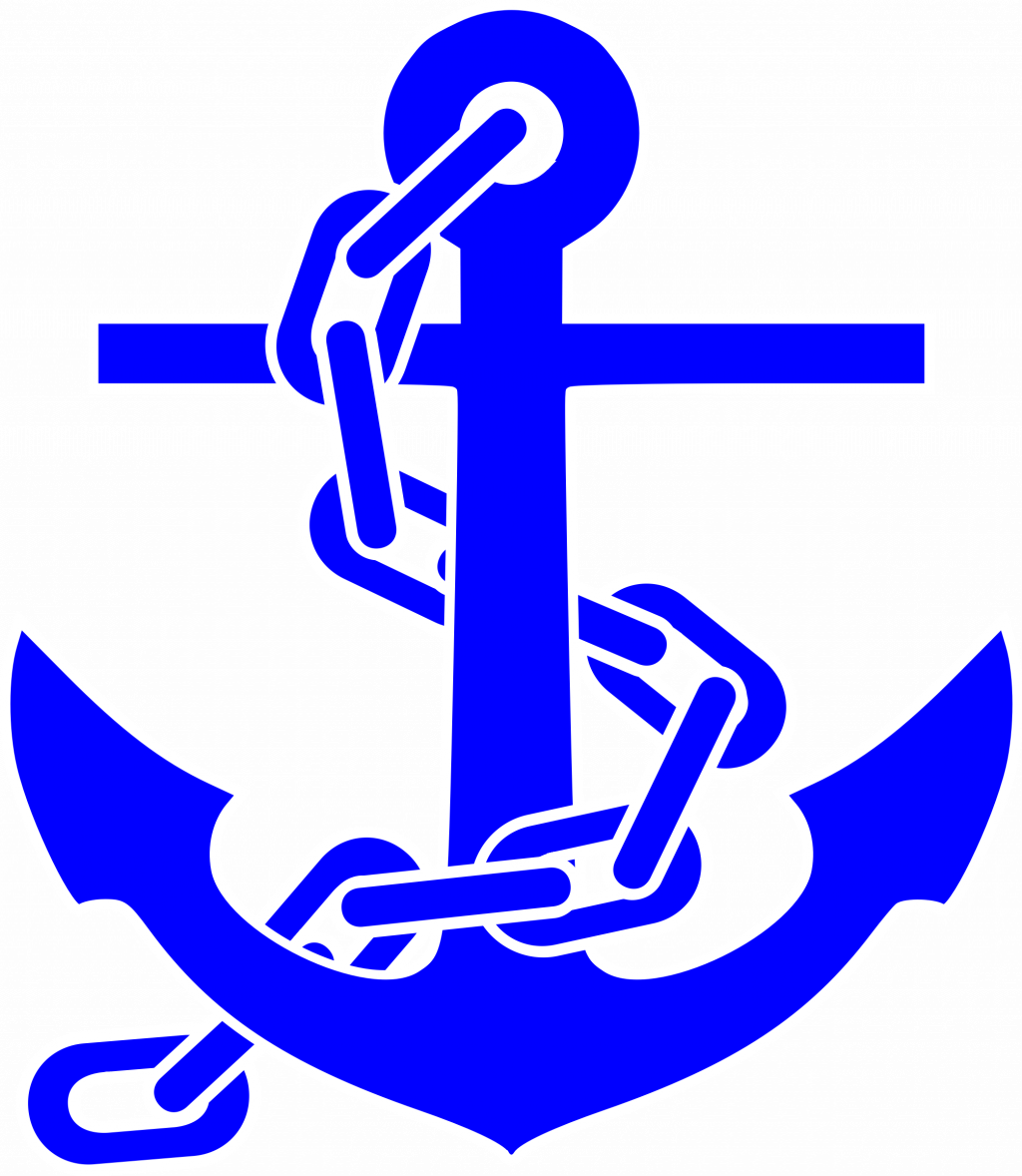 Hd Clipart Fouled Anchor Pictures - Anchor And Chain Clipart (1024x1178), Png Download