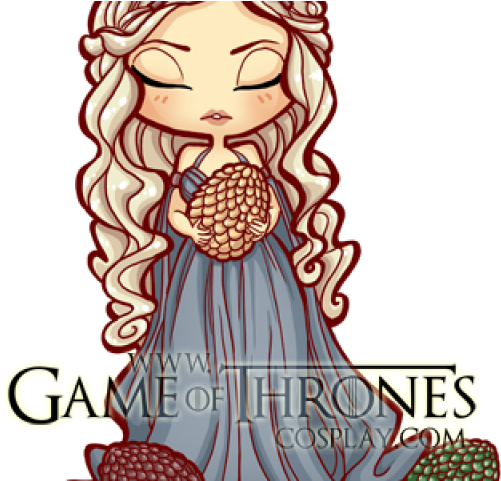 Game Of Thrones Clipart Daenerys Targaryen - Khaleesi Chibi (640x480), Png Download