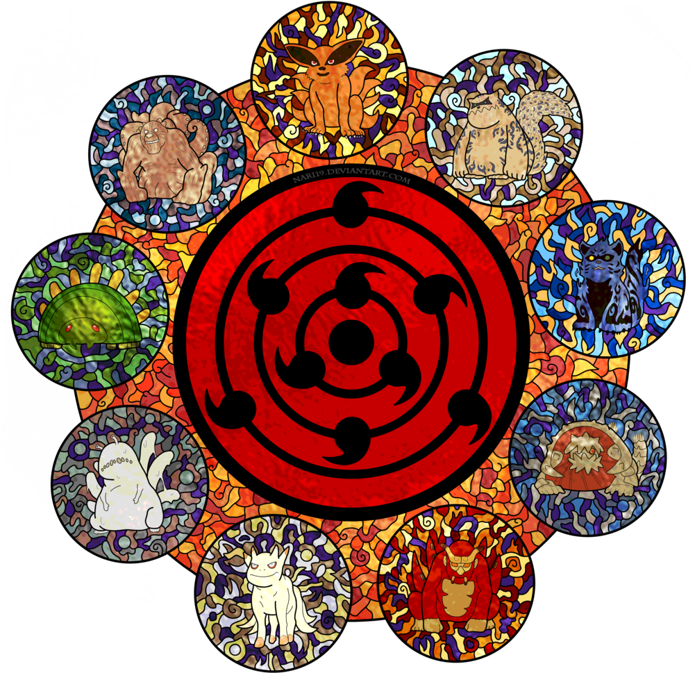Young Tailed Beasts By Nari19 - Naruto Tailed Beasts 7 (1024x1024), Png Download