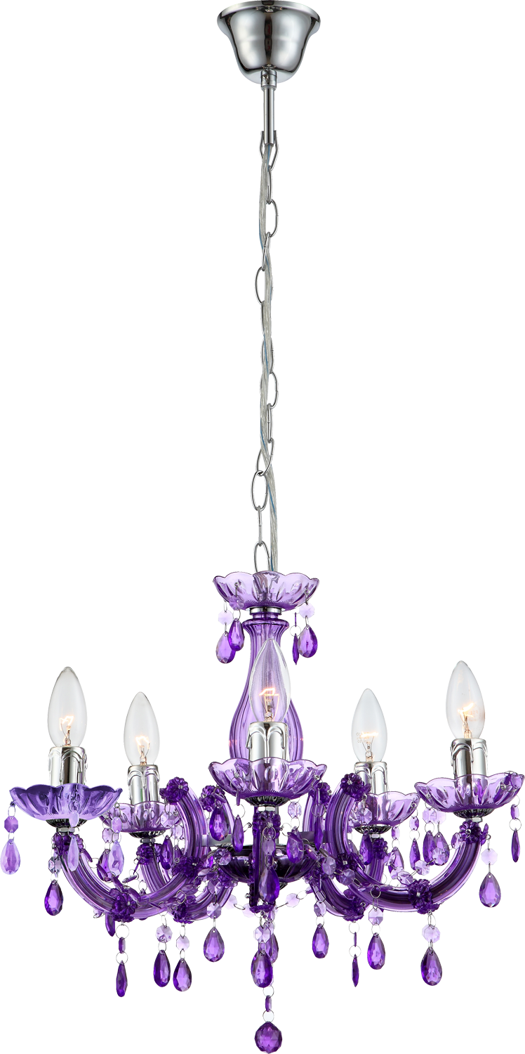 Сиреневые Люстры (748x1500), Png Download