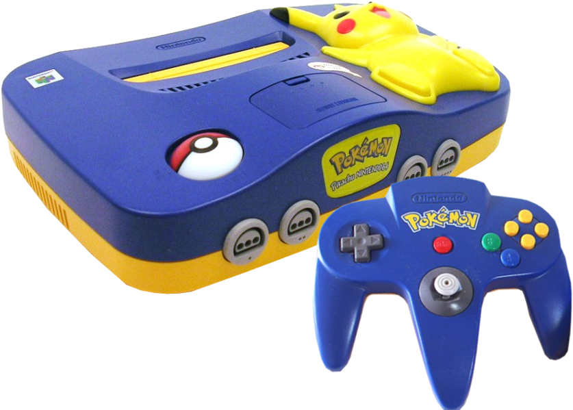 Nintendo 64 Pokémon Konsole - Game Controller (850x600), Png Download